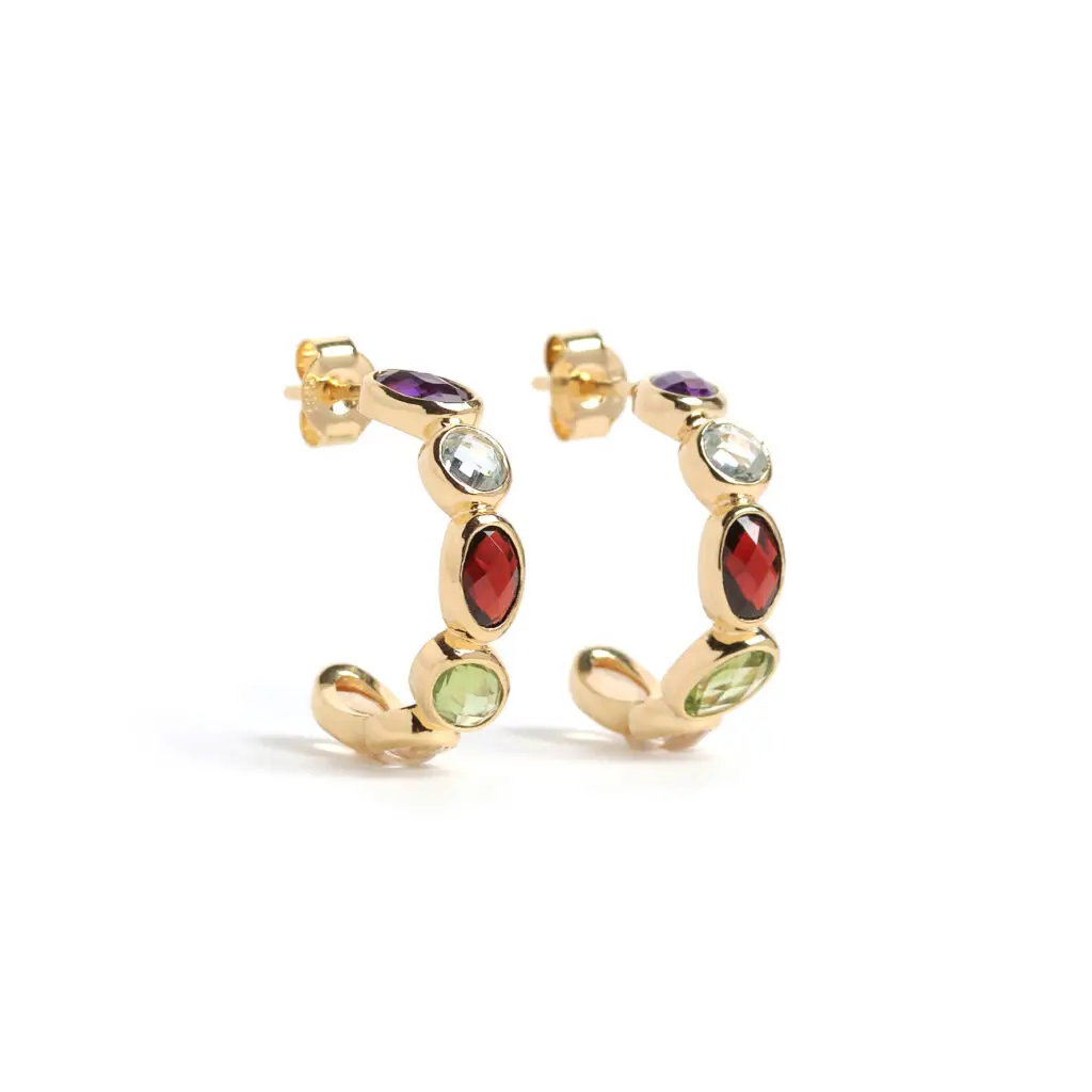 S925 MULTI STONE LINKED PIERCE-1