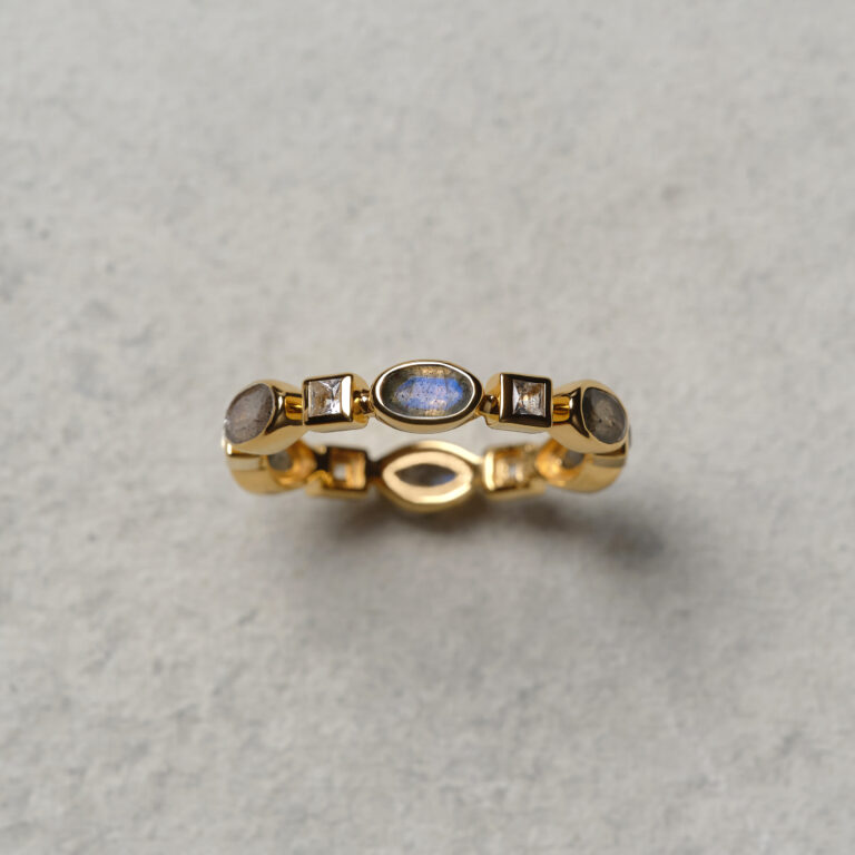 S925 MULTI SHAPE LABRADORITE ETERNITY RING
¥14,080-